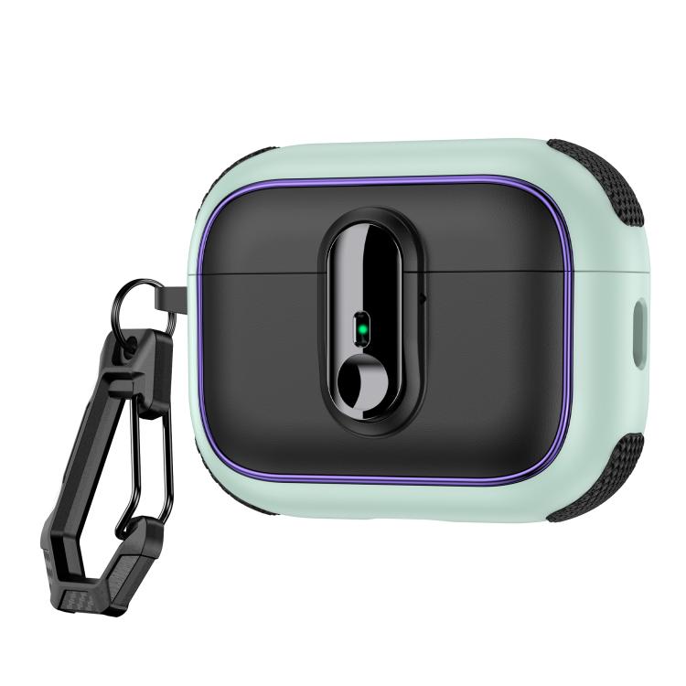 For AirPods Pro 2 Armor Magnetic Wireless Earphones Case with Security Lock