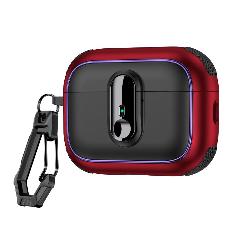 For AirPods Pro 2 Armor Magnetic Wireless Earphones Case with Security Lock