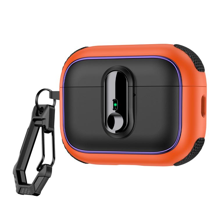 For AirPods Pro 2 Armor Magnetic Wireless Earphones Case with Security Lock