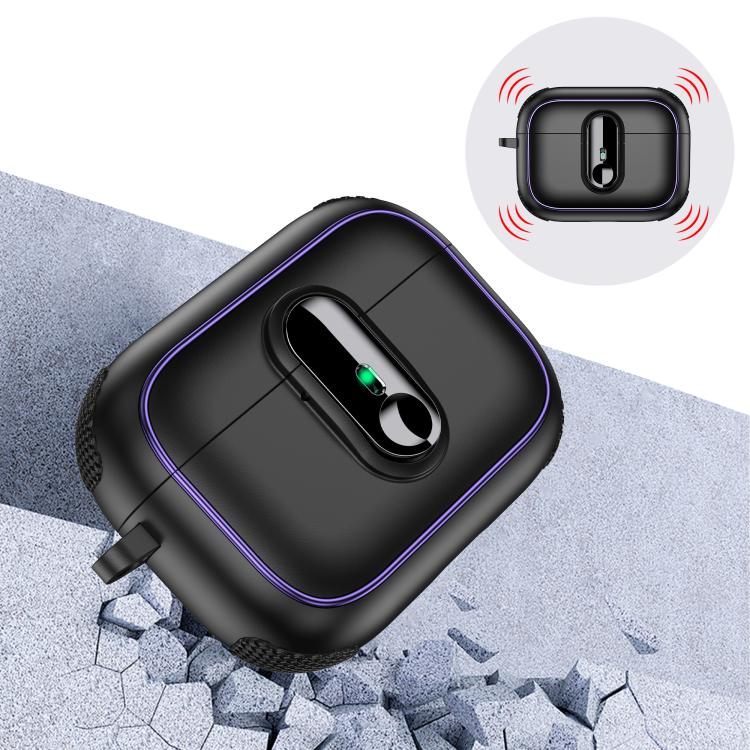 For AirPods Pro 2 Armor Magnetic Wireless Earphones Case with Security Lock