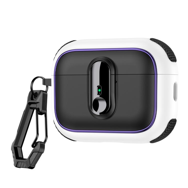 For AirPods Pro Armor Magnetic Wireless Earphones Case with Security Lock