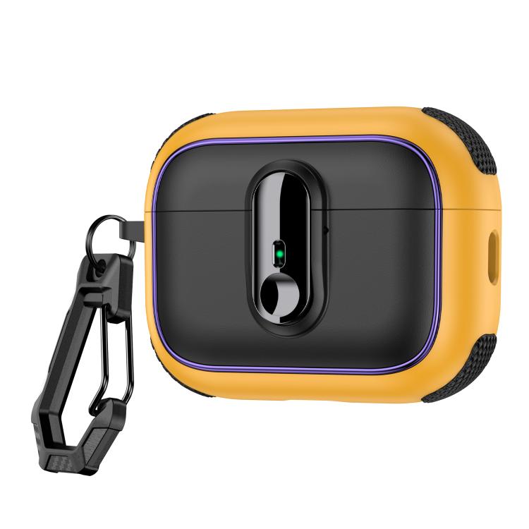 For AirPods Pro Armor Magnetic Wireless Earphones Case with Security Lock