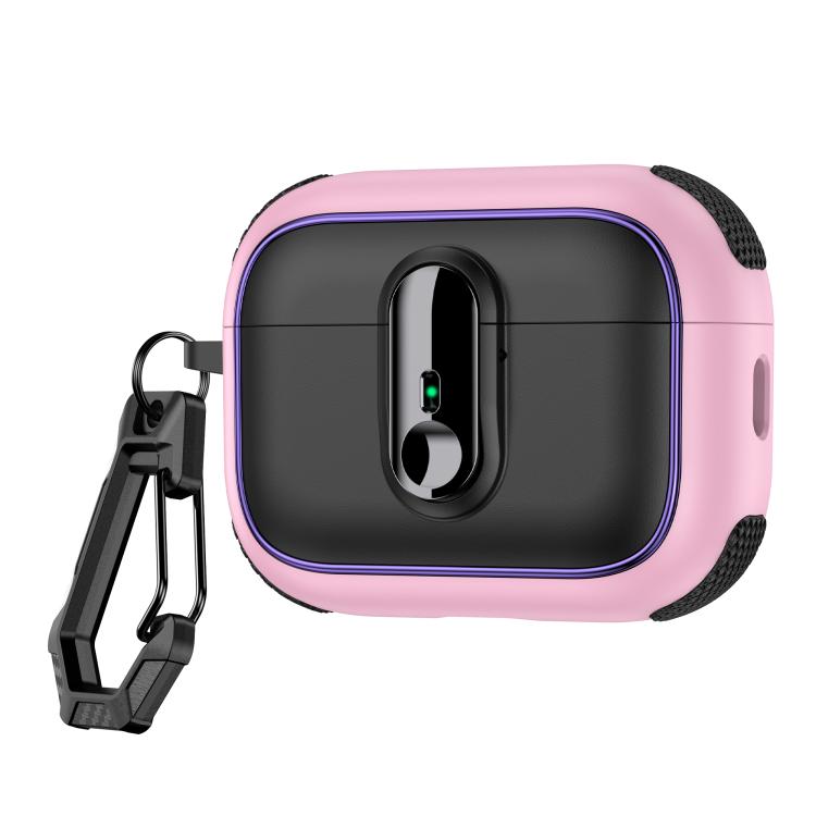 For AirPods Pro Armor Magnetic Wireless Earphones Case with Security Lock