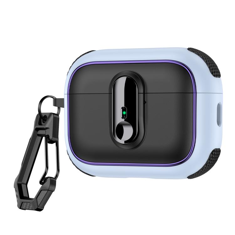 For AirPods Pro Armor Magnetic Wireless Earphones Case with Security Lock