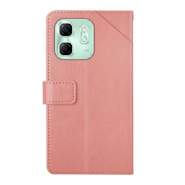 For Infinix Hot 50i 4G Y-shaped Pattern Flip Leather Phone Case