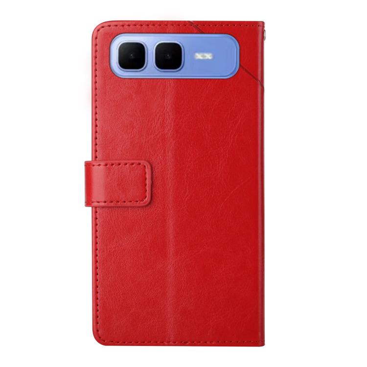 For Infinix Smart 10 Plus 4G Y-shaped Pattern Flip Leather Phone Case