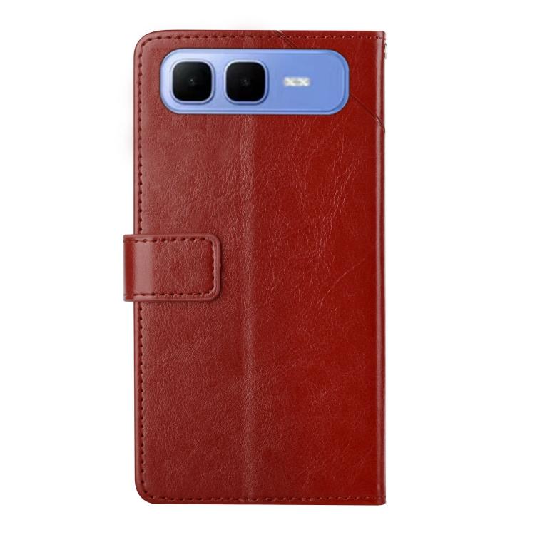 For Infinix Smart 10 Plus 4G Y-shaped Pattern Flip Leather Phone Case