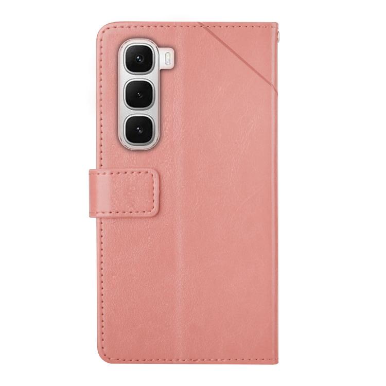 For Infinix Hot 60 Pro+ 4G Y-shaped Pattern Flip Leather Phone Case