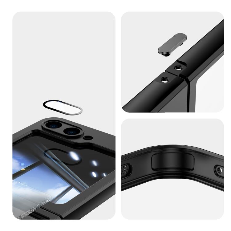 For Samsung Galaxy Z Flip6 / Flip5 360 Holder MagSafe Acrylic Hybrid TPU Phone Case