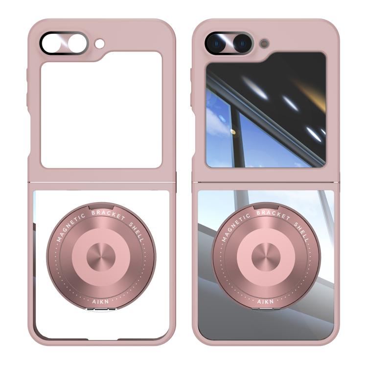 For Samsung Galaxy Z Flip6 / Flip5 360 Holder MagSafe Acrylic Hybrid TPU Phone Case