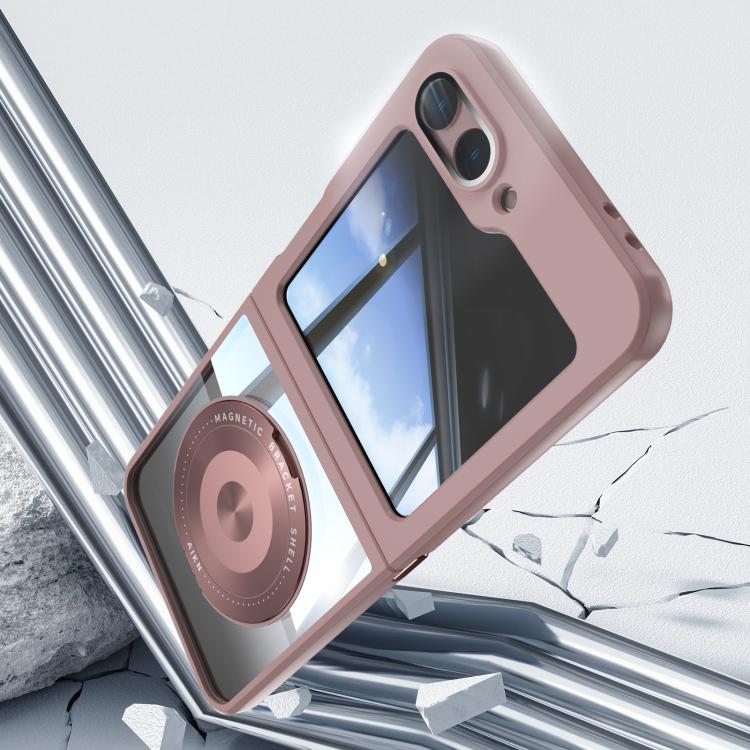 For Samsung Galaxy Z Flip6 / Flip5 360 Holder MagSafe Acrylic Hybrid TPU Phone Case