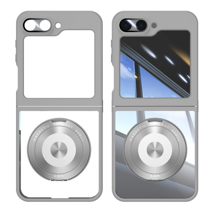 For Samsung Galaxy Z Flip6 / Flip5 360 Holder MagSafe Acrylic Hybrid TPU Phone Case