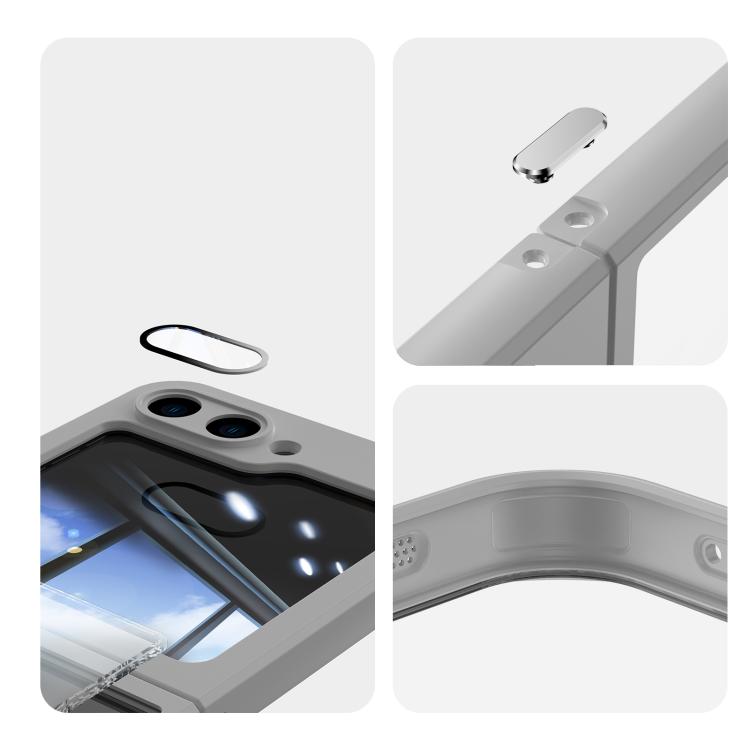 For Samsung Galaxy Z Flip6 / Flip5 360 Holder MagSafe Acrylic Hybrid TPU Phone Case