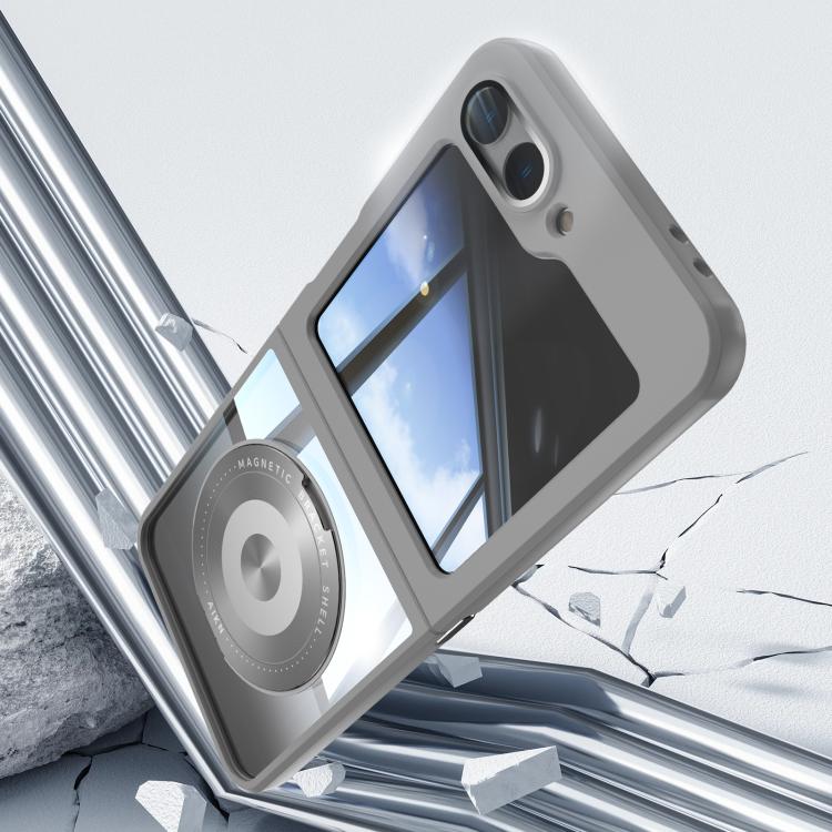 For Samsung Galaxy Z Flip6 / Flip5 360 Holder MagSafe Acrylic Hybrid TPU Phone Case