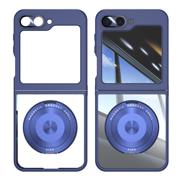 For Samsung Galaxy Z Flip6 / Flip5 360 Holder MagSafe Acrylic Hybrid TPU Phone Case