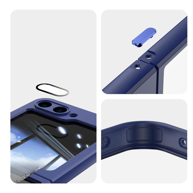 For Samsung Galaxy Z Flip6 / Flip5 360 Holder MagSafe Acrylic Hybrid TPU Phone Case
