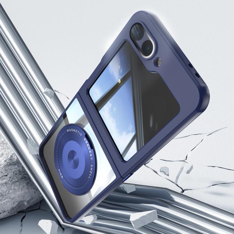 For Samsung Galaxy Z Flip6 / Flip5 360 Holder MagSafe Acrylic Hybrid TPU Phone Case