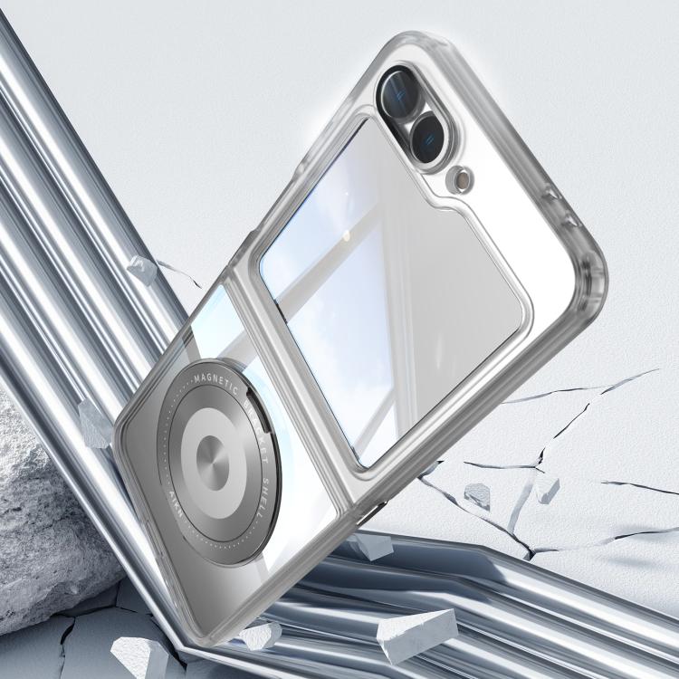 For Samsung Galaxy Z Flip6 / Flip5 360 Holder MagSafe Acrylic Hybrid TPU Phone Case