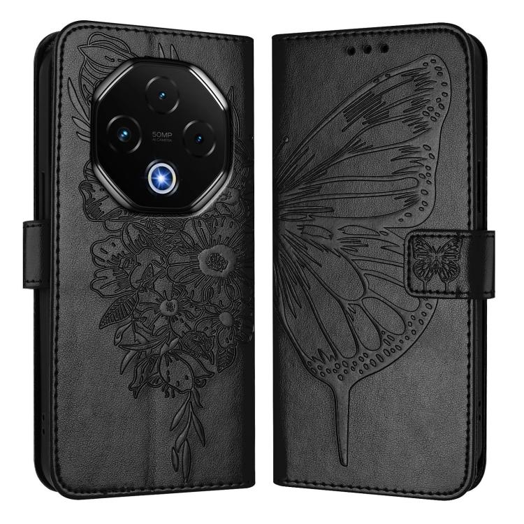 For Umidigi G100 Pro Embossed Butterfly Leather Phone Case