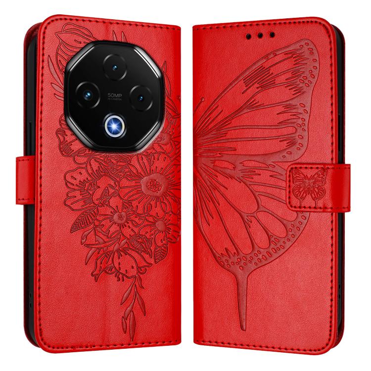 For Umidigi G100 Pro Embossed Butterfly Leather Phone Case