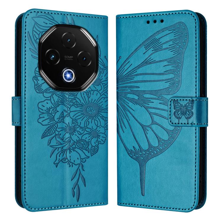For Umidigi G100 Pro Embossed Butterfly Leather Phone Case
