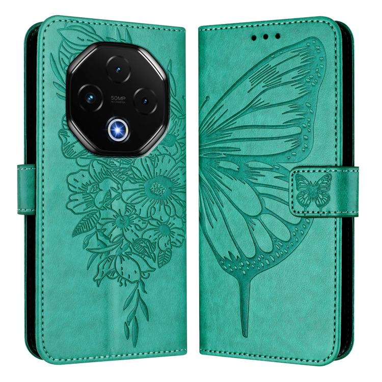For Umidigi G100 Pro Embossed Butterfly Leather Phone Case