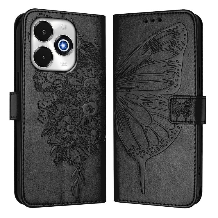For Umidigi G100X 4G / 5G Embossed Butterfly Leather Phone Case