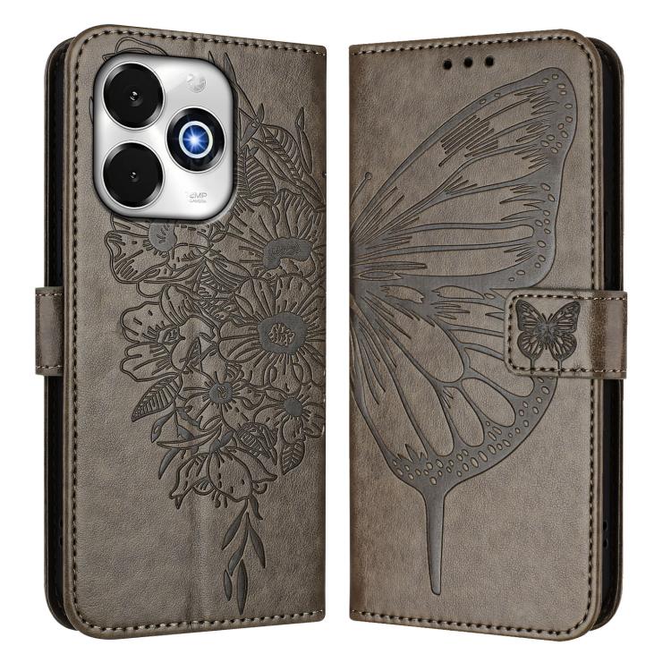 For Umidigi G100X 4G / 5G Embossed Butterfly Leather Phone Case