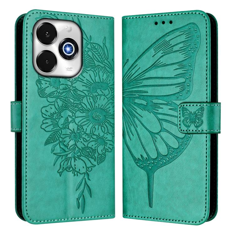 For Umidigi G100X 4G / 5G Embossed Butterfly Leather Phone Case