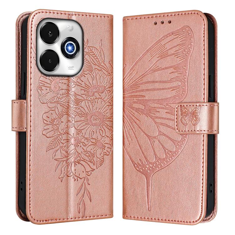 For Umidigi G100X 4G / 5G Embossed Butterfly Leather Phone Case