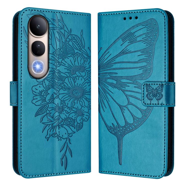 For vivo V50 Lite 5G Embossed Butterfly Leather Phone Case