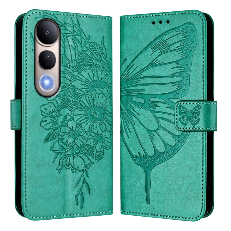 For vivo V50 Lite 5G Embossed Butterfly Leather Phone Case