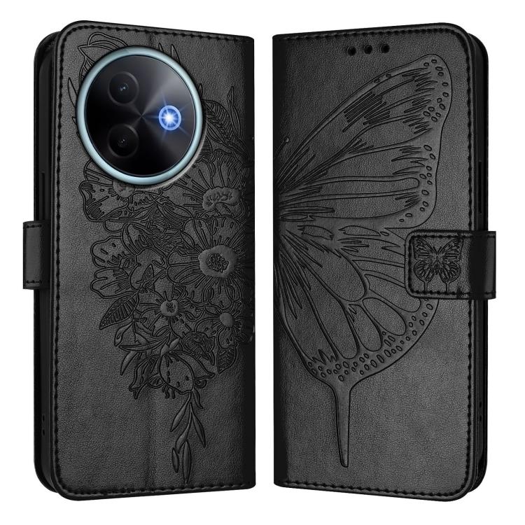For vivo Y39 5G Global Embossed Butterfly Leather Phone Case