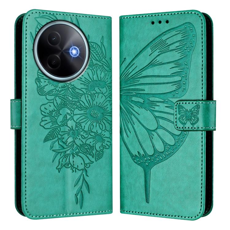 For vivo Y39 5G Global Embossed Butterfly Leather Phone Case