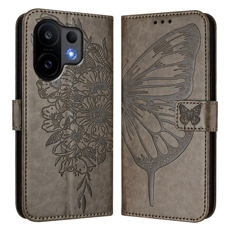 For vivo S30 Embossed Butterfly Leather Phone Case