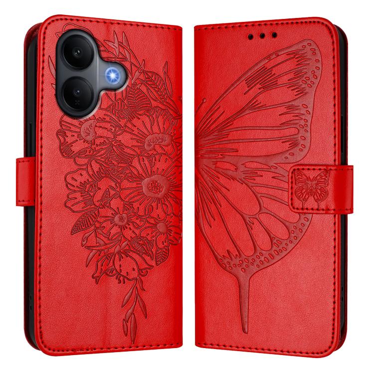 For vivo V60 Lite 4G / 5G Embossed Butterfly Leather Phone Case
