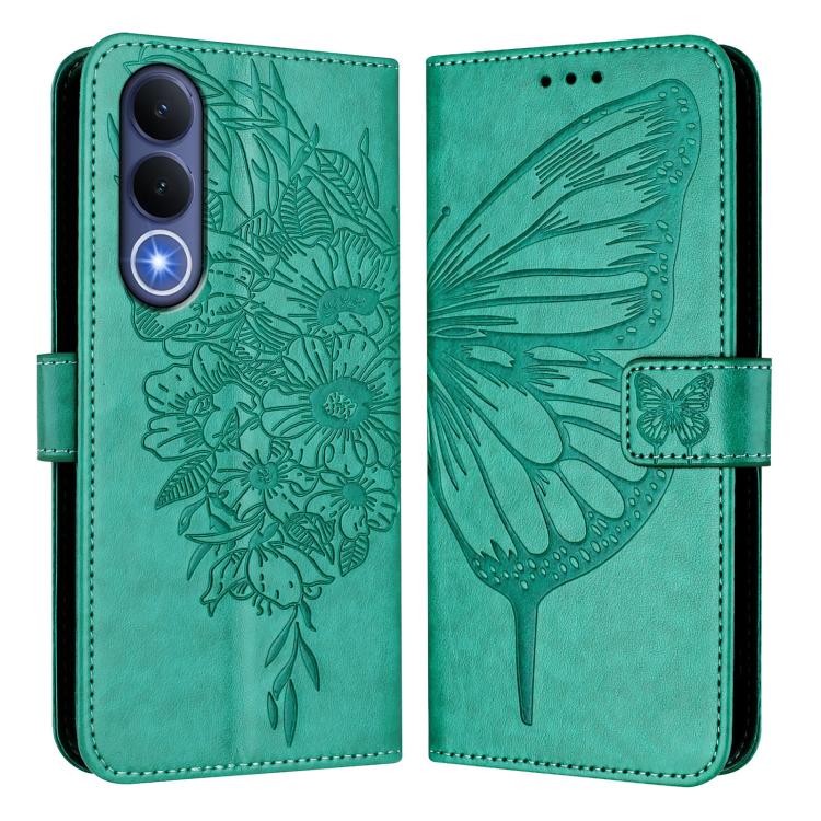 For vivo V70 FE 5G Embossed Butterfly Leather Phone Case