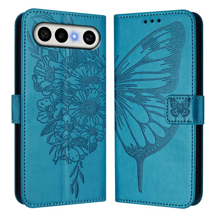 For vivo X300 FE 5G Russia / 5G Zeiss Embossed Butterfly Leather Phone Case