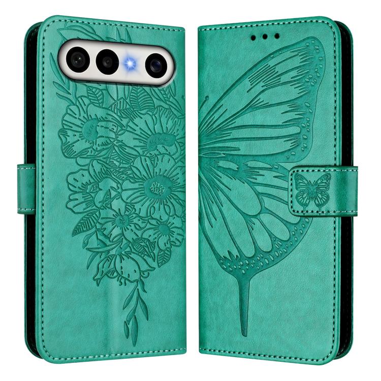 For vivo X300 FE 5G Russia / 5G Zeiss Embossed Butterfly Leather Phone Case