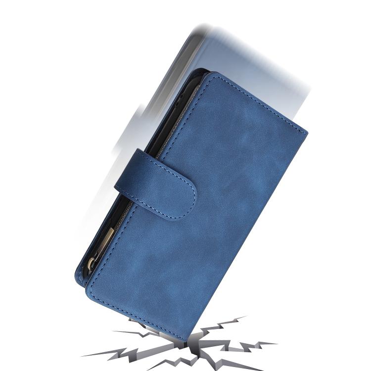 For iPhone 17e / 16e Multifunctional Multi-Card Wallet Phone Leather Case