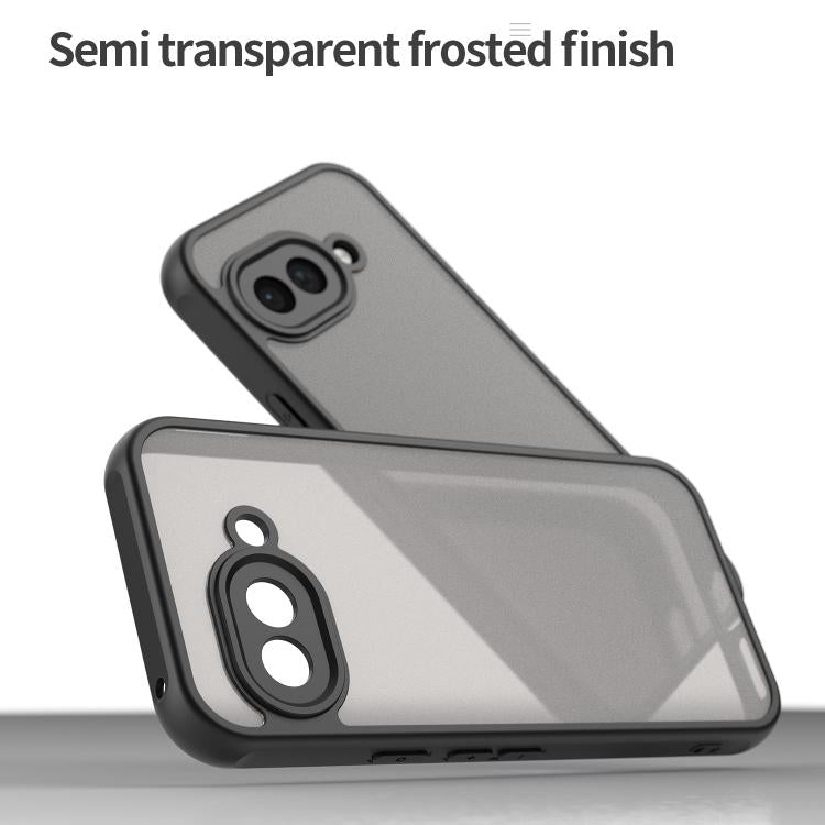 For Google Pixel 9a Fan Dun Series TPU Hybrid PC Frosted Phone Case
