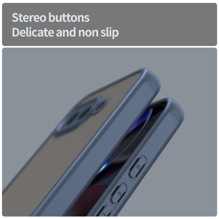For Google Pixel 9a Fan Dun Series TPU Hybrid PC Frosted Phone Case