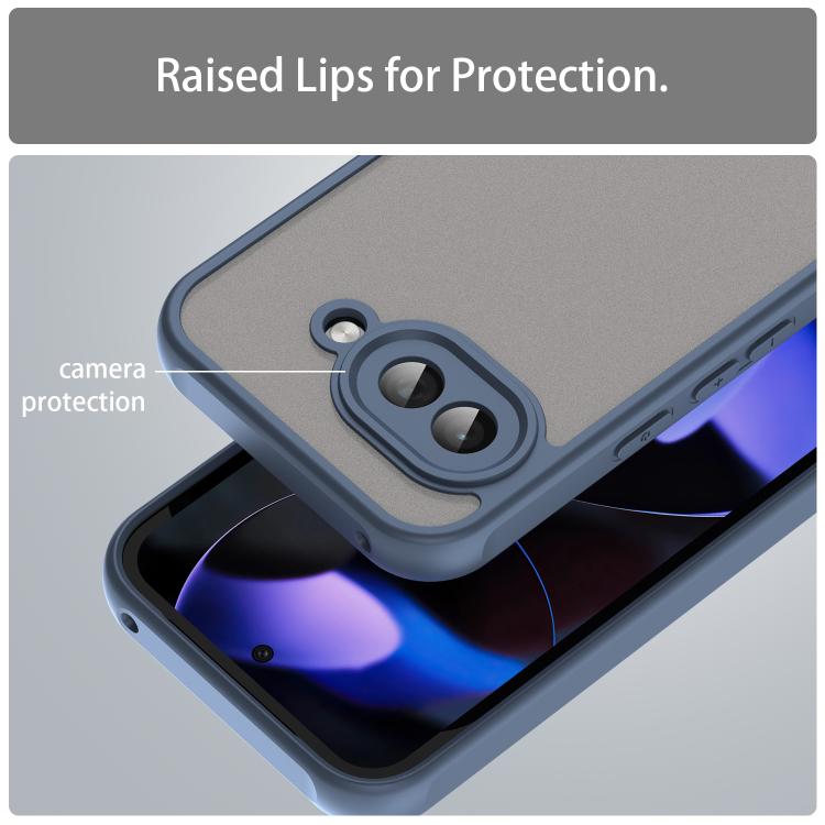 For Google Pixel 9a Fan Dun Series TPU Hybrid PC Frosted Phone Case