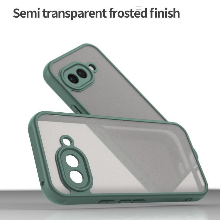 For Google Pixel 9a Fan Dun Series TPU Hybrid PC Frosted Phone Case