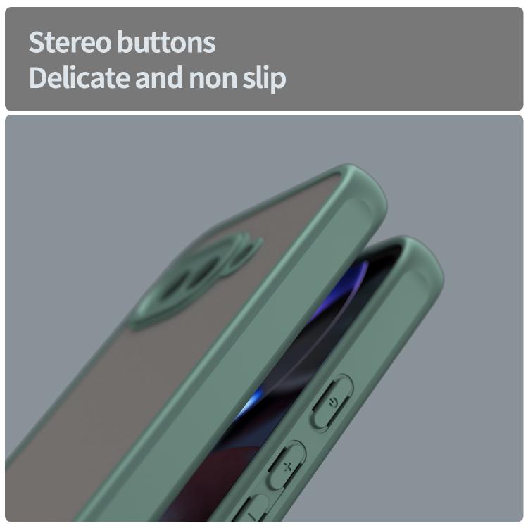 For Google Pixel 9a Fan Dun Series TPU Hybrid PC Frosted Phone Case