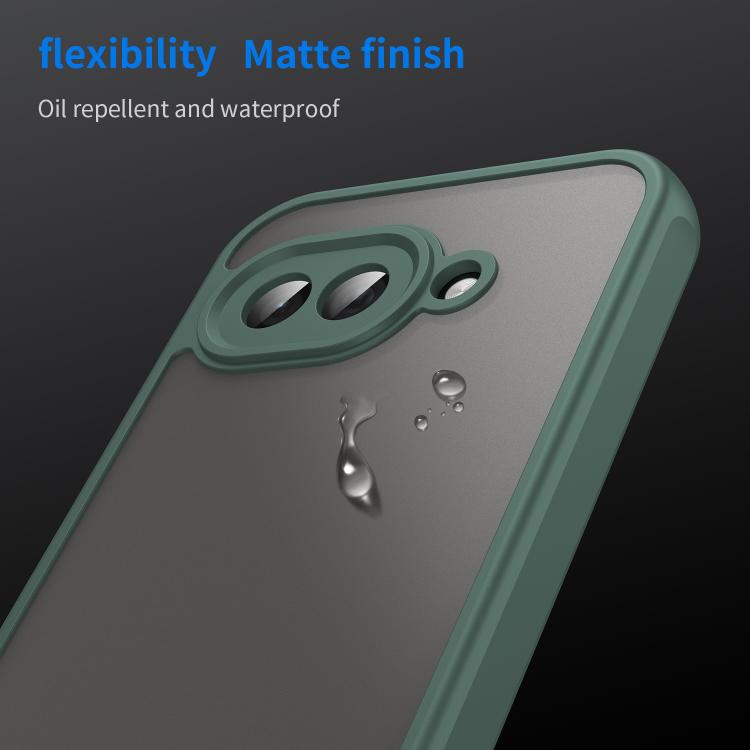 For Google Pixel 9a Fan Dun Series TPU Hybrid PC Frosted Phone Case