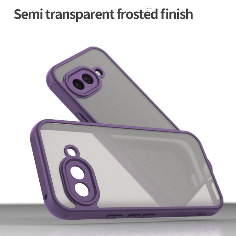 For Google Pixel 9a Fan Dun Series TPU Hybrid PC Frosted Phone Case