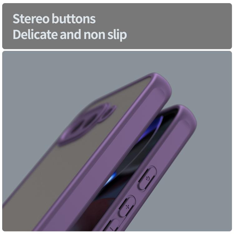For Google Pixel 9a Fan Dun Series TPU Hybrid PC Frosted Phone Case