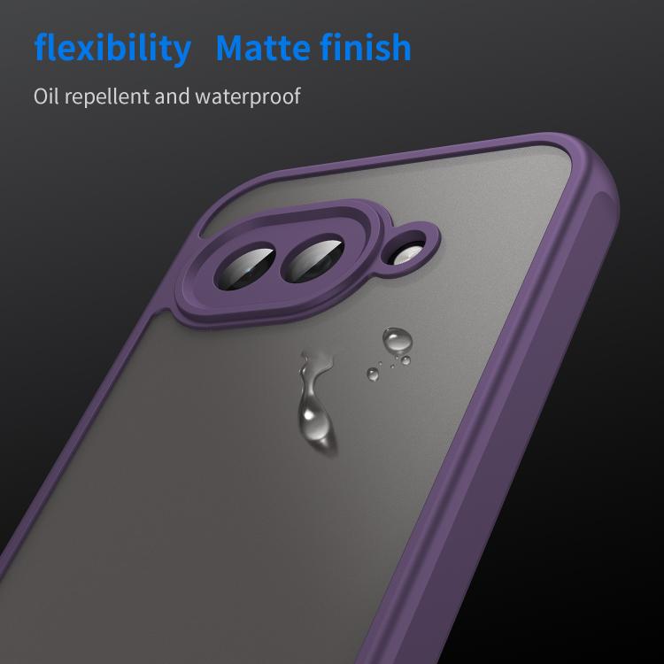 For Google Pixel 9a Fan Dun Series TPU Hybrid PC Frosted Phone Case