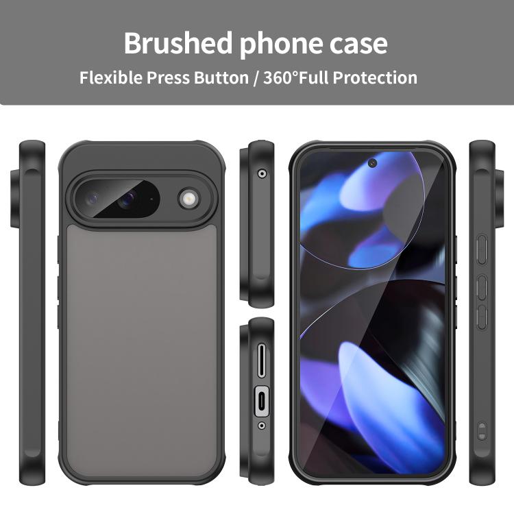 For Google Pixel 9 Fan Dun Series TPU Hybrid PC Frosted Phone Case